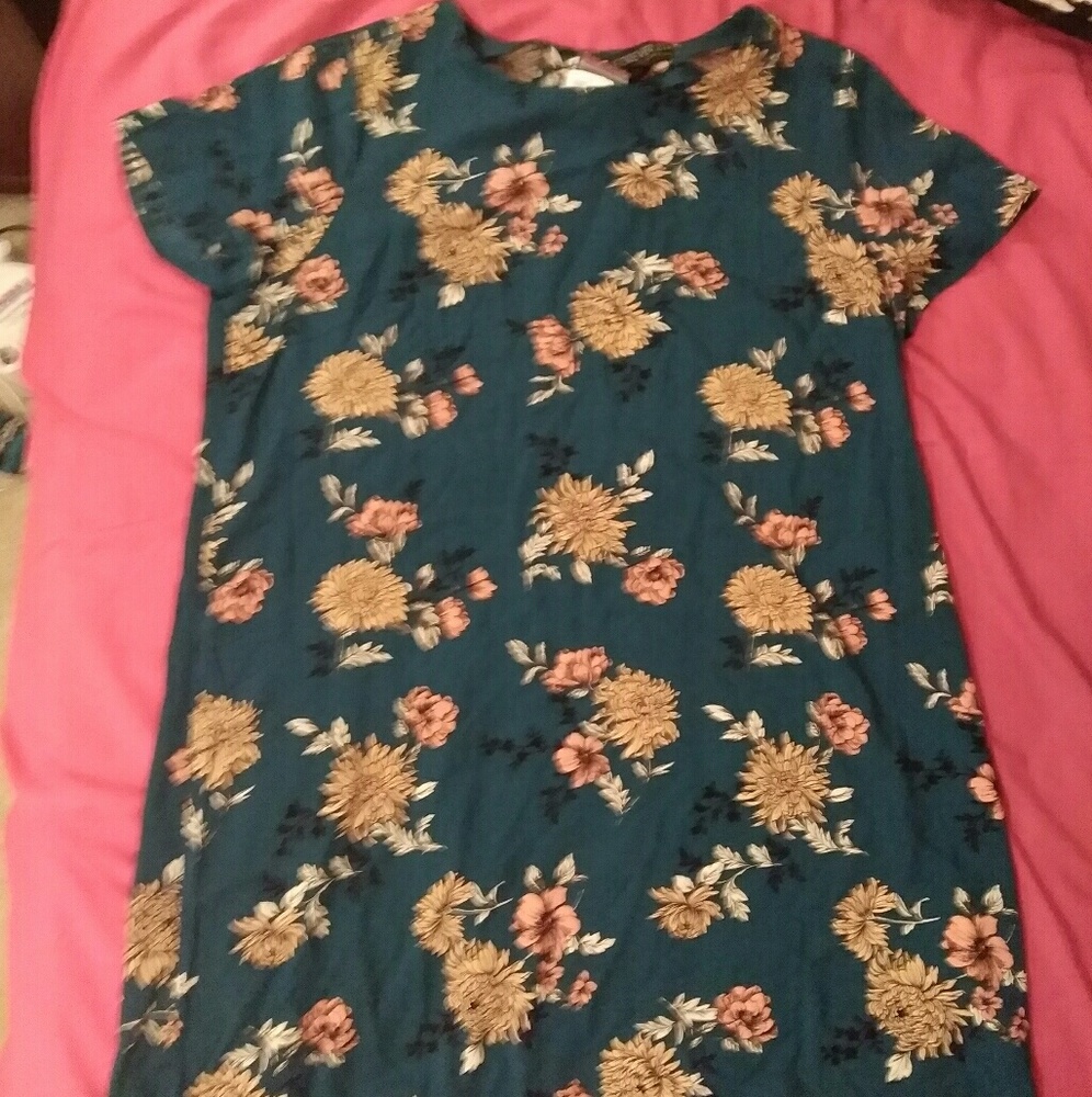 Teal dress